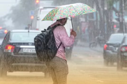 Inmet prevê final de semana de chuvas nas regiões Sul e Sudeste