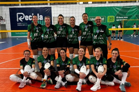 Vôlei Master de Rio do Sul conquista três vitórias na primeira fase da JIMAVI