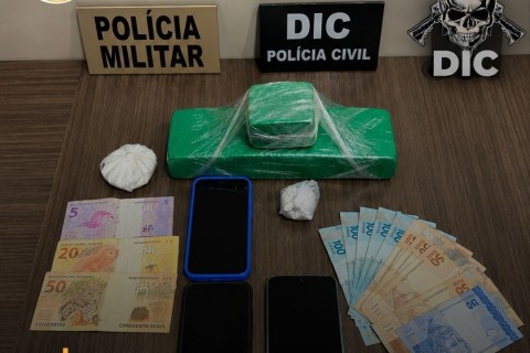 Polícia prende casal suspeito de tráfico de drogas em Ituporanga