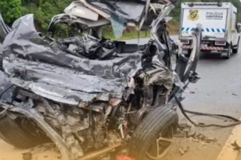Viagem compartilhada no BlaBlaCar tem “sumiço” de horas na estrada e termina com 3 mortos em colisão na BR-277