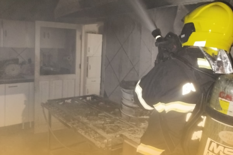 Princípio de incêndio é controlado em restaurante de Ituporanga