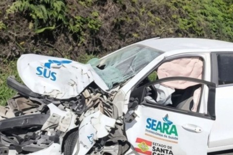 PRF apura possível terceiro veículo envolvido em acidente que matou produtor rural de 72 anos na BR-470 em SC