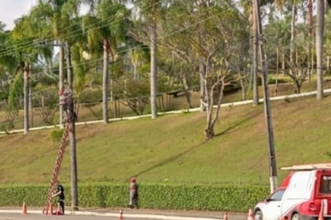 Operação Limpa Fios retira mais de 250 quilos de cabos e alcança 105 postes em Rio do Sul