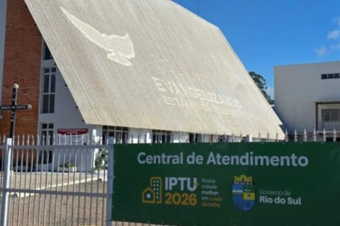 Central do IPTU entra na última semana de atendimento em Rio do Sul