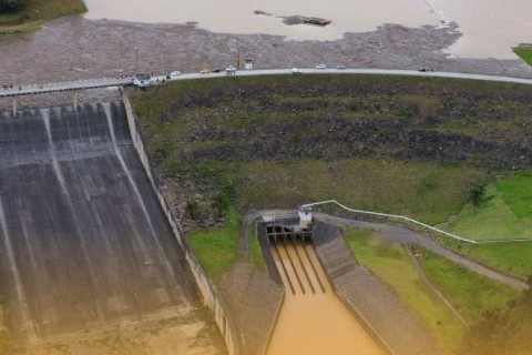 Rio Itajaí-Açu volta à situação normal em Rio do Sul