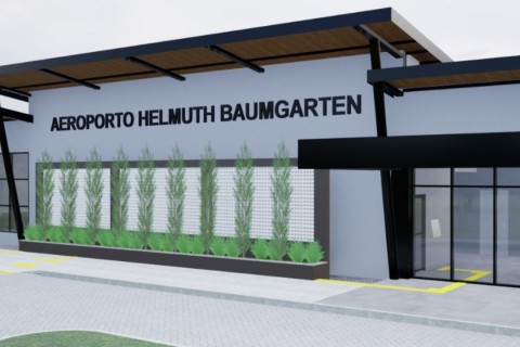 Abertura de propostas para novo terminal do Aeroporto Regional Helmuth Baumgarten ocorre na segunda-feira