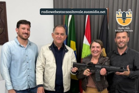 Prefeitura de Rio do Sul fortalece segurança pública com repasse para aquisição de armamentos à Polícia Civil