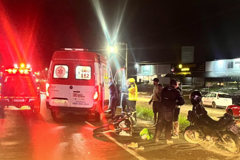 Motociclista morre após colidir em outra moto, cair na BR-470 e ser atropelado por um carro em Rio do Sul