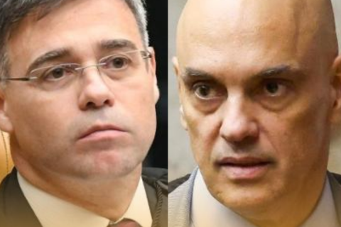 Moraes e Mendonça batem boca durante julgamento no STF
