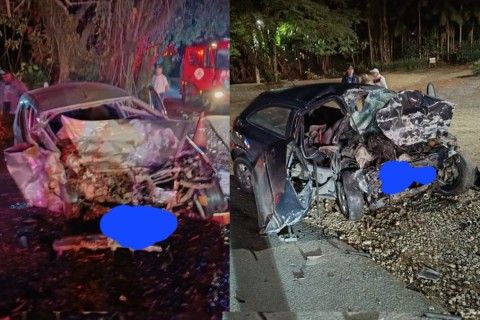 Acidente envolvendo caminhão e veículos deixam feridos e uma vitima fatal na BR470