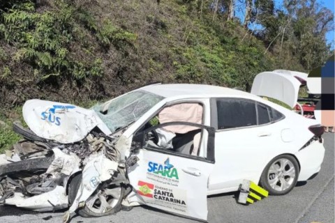 Idoso que morreu em acidente que interditou BR-470 era produtor rural e estava a caminho de consulta médica em SC