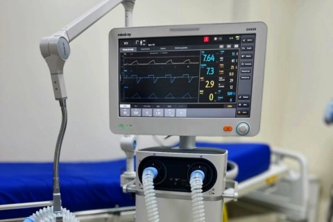 Hospitais da rede estadual recebem 58 ventiladores para reforçar atendimento intensivo