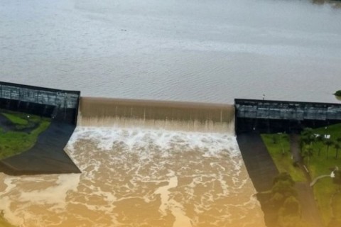 SC reabre comportas de barragens após trégua nas fortes chuvas