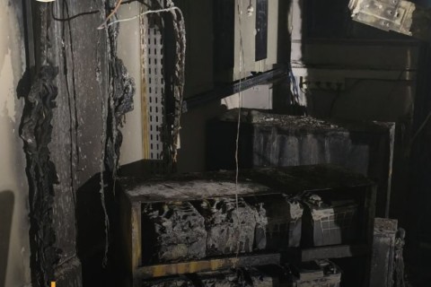 Incêndio atinge sala de informática de supermercado em Rio do Sul