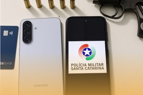 Preso escapa da cadeia em SC, furta moto, invade residência, sofre acidente e fuga acaba com tiro na perna